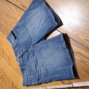 KUT FROM THE KLOTH Jeans Shorts Womens 10 BLUE CATHERINE BOYFRIEND Preowned Used